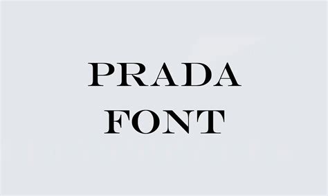 prada hemd schrift|Prada font.